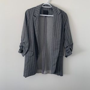 Dynamite Blazer - Grey w/ stripes - Business Casual